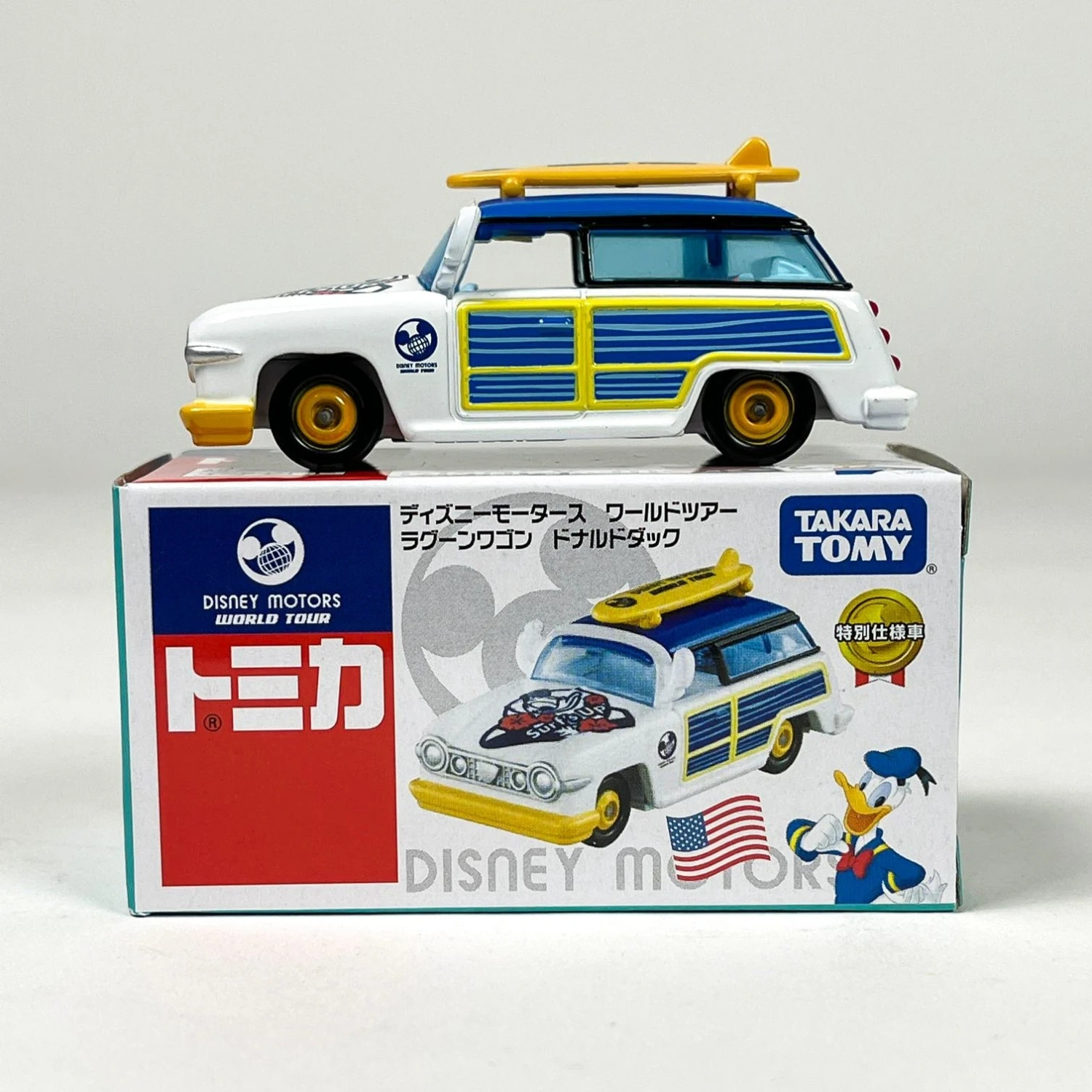 Disney Motors World Tour Lagoon Wagon Donald Duck 3 Disney Motors World Tour Lagoon Wagon Donald Duck