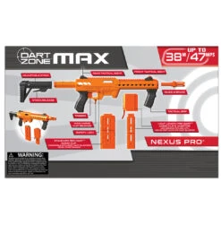 [Toymana Exclusive] Dart Zone Nexus Pro Ultimate Dart Blaster -Toy Discount Store 6100 EU NexusPro PKG5