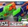 Dart Zone Blitzfire Quickshot Blasters 2 Pack