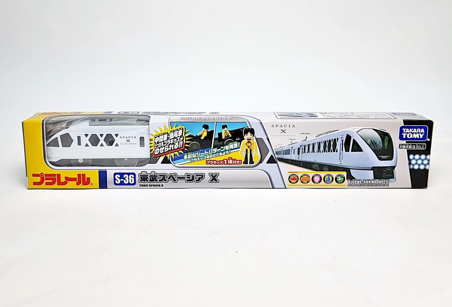 Plarail S-36 Tobu Spacia X 3 Plarail S-36 Tobu Spacia X