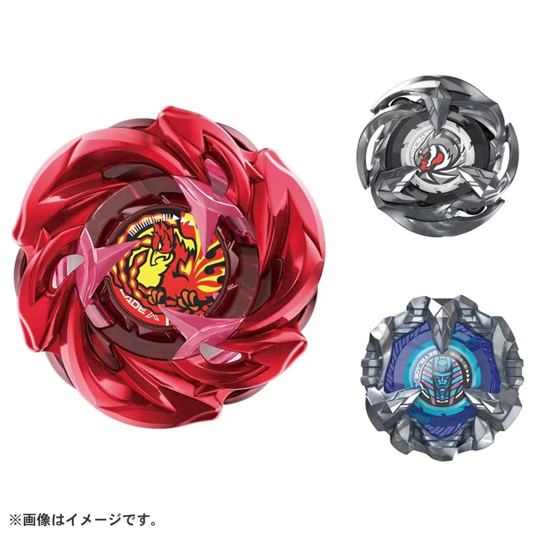 Beyblade X UX-07 Phoenix Rudder Deck Set 4 Beyblade X UX-07 Phoenix Rudder Deck Set - Image 2