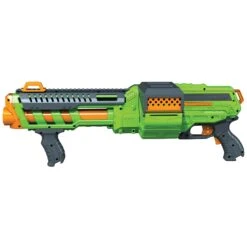 Dart Zone Matrixfire -Toy Discount Store Adventure Force Matrixfire Automatic Foam Dart Hopper Blaster Side View