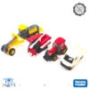 [Farmer Pack] Yanmar Tractor + No.28 Yanmar Combine YH590 + Toyota Town Ace + Komatsu Motor CRA GD675-6 -Toy Discount Store Farm A