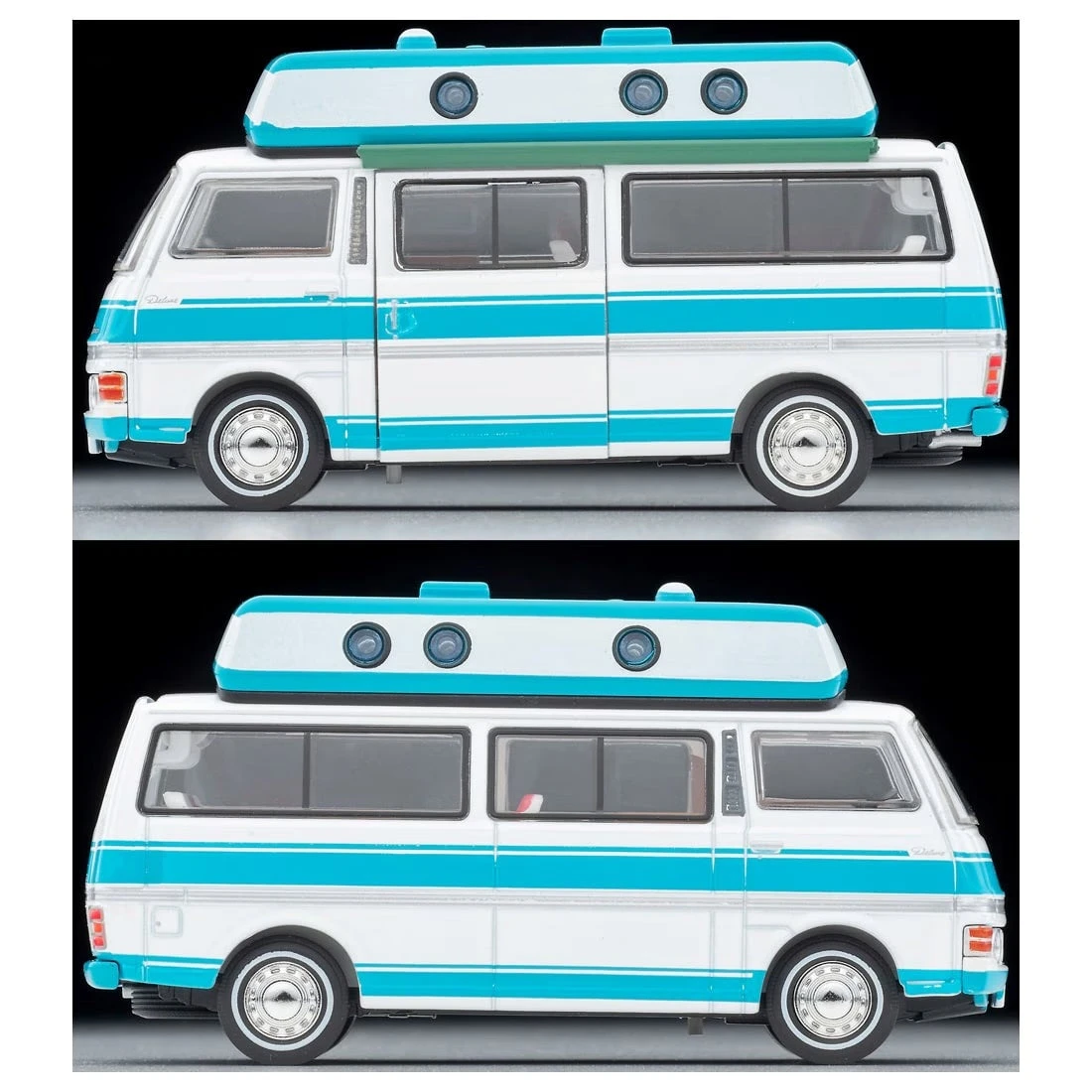 Tomy Tec LV-N312A Nissan Caravan Camper White/Sky Blue 1973 5 Tomy Tec LV-N312A Nissan Caravan Camper White/Sky Blue 1973 - Image 3