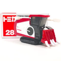 [Farmer Pack] Yanmar Tractor + No.28 Yanmar Combine YH590 + Toyota Town Ace + Komatsu Motor CRA GD675-6 -Toy Discount Store c3